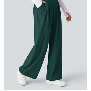 Halara XL Dark Green Women's Wide-Leg Pants